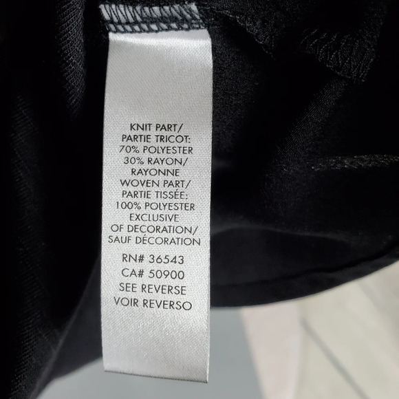 Calvin Klein Dressy Tank XS  Black Bead Accent - Picture 13 of 14
